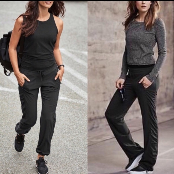 Athleta Pants - Athleta Black La Viva Pants Lined Size 12
